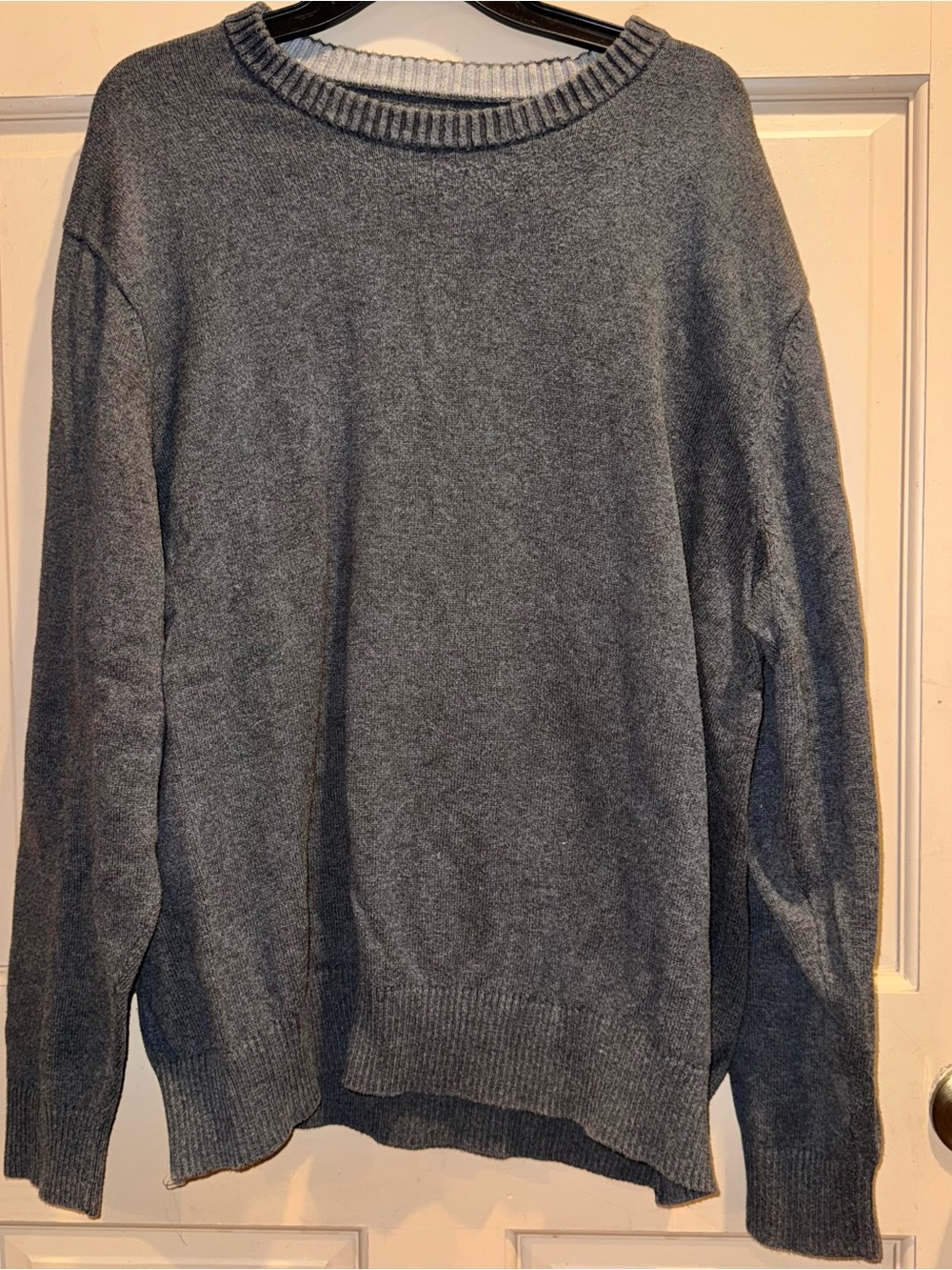 Duluth Trading Co Men's Heather Grey Crewneck Sweater